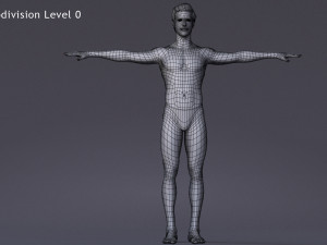 Male Base Rig Modèle 3D