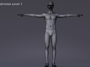Male Base Rig Modèle 3D