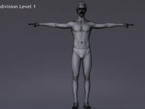 Erkek Taban Te&ccedil;hizatı 3D Model