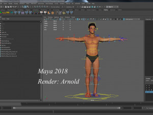 Male Base Rig Modèle 3D