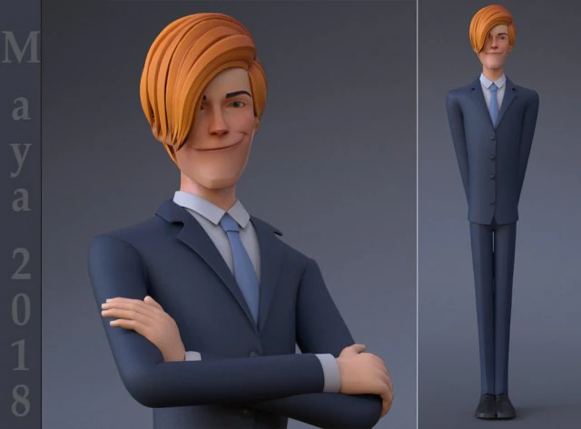 Mickey Modelo 3D .c4d .max .obj .3ds .fbx .stl .blend