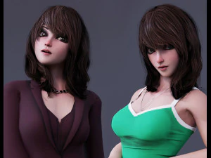 Plataforma de dibujos animados de Angela Ver 2 Modelo 3D