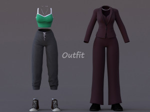 Angela Cartoon Rig Ver 2 Modèle 3D