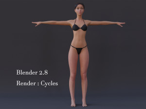 Female Base Modelo 3D