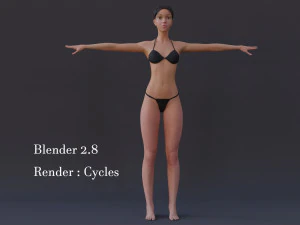 Female Base 3D Model