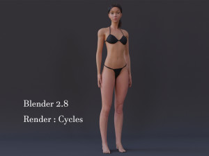 Female Base Modelo 3D