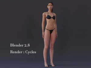 Female Base 3D Model