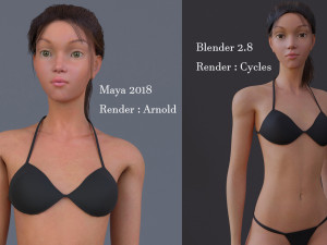 Female Base Modelo 3D