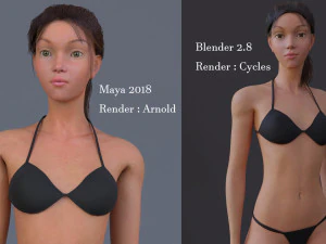 Female Base 3D Model