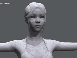 Female Base Modelo 3D