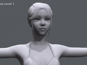 Female Base 3D Model