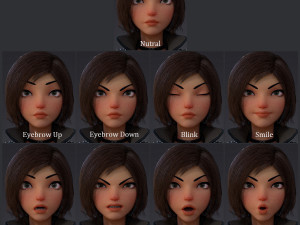 Violet Rig Outfit 2 Modèle 3D