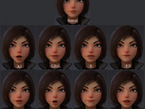 Violet Rig Outfit 2 Modèle 3D