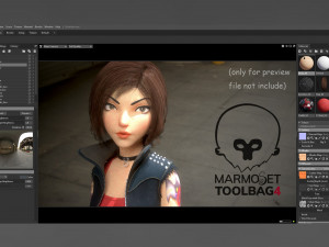 Violet Rig Outfit 2 Modèle 3D