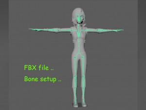 Violet Rig Outfit 2 Modèle 3D