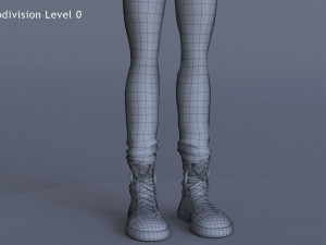Jasmin Cartoon Girl Rig 3D 모델