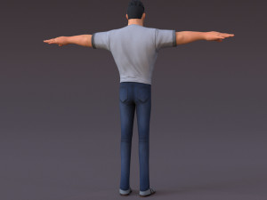 David Cartoon 3Dモデル