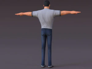 David Cartoon 3D Model