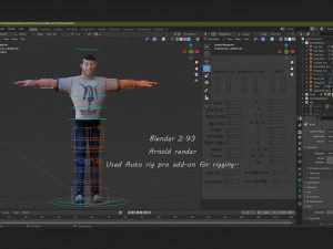 David Cartoon 3D Model