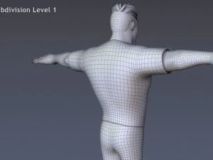 David Cartoon 3D Model