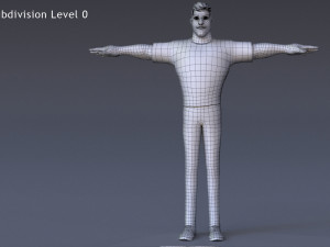 David Cartoon 3Dモデル