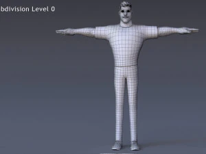 David Cartoon 3D Model