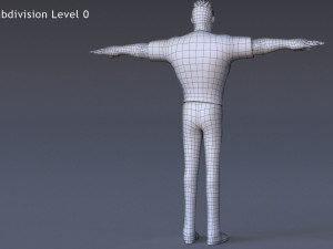 David Cartoon 3Dモデル