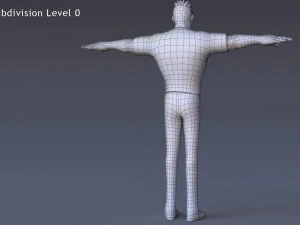 David Cartoon 3D Model