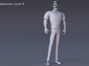 David Cartoon 3Dモデル