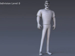 David Cartoon 3D Model