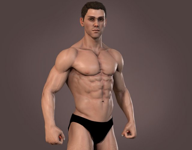 Male Base characterRig 3D-Modell .c4d .max .obj .3ds .fbx .stl .blend 