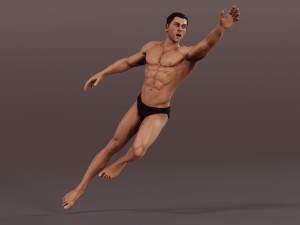 Male Base characterRig 3D-Modell
