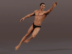 Male Base characterRig 3D Model