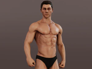 Male Base characterRig 3D Model