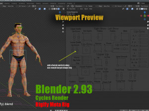 Male Base characterRig 3D-Modell