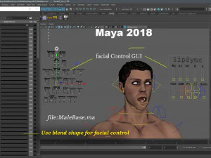 Male Base characterRig 3D Model