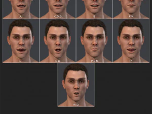 Male Base characterRig 3D Model