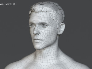Male Base characterRig 3D-Modell