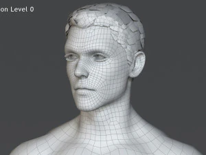 Male Base characterRig 3D Model