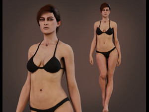 Female Base characterRig 3D 모델