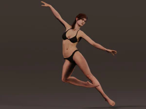 Female Base characterRig 3D Model