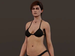 Female Base characterRig 3D Model