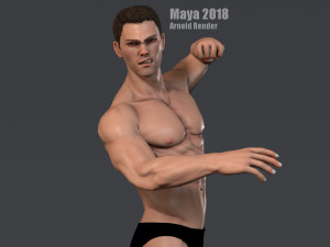Male Female Rig Modelo 3D