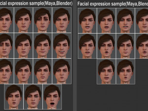 Male Female Rig Modelo 3D