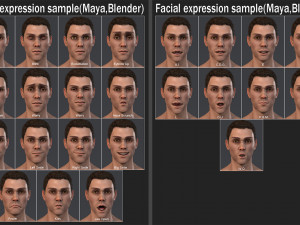 Male Female Rig Modelo 3D