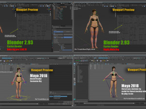 Male Female Rig Modelo 3D