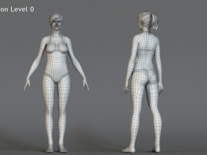 Male Female Rig Modelo 3D