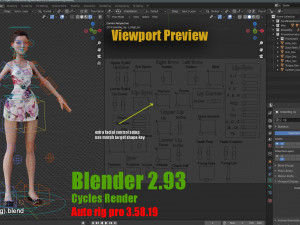 Kristen Cartoon GirlRig V1 3D-Modell