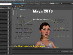 Kristen Cartoon GirlRig V1 3D-Modell