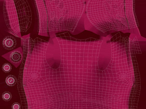 Kristen Kristen Cartoon GirlRig V2 3D Model